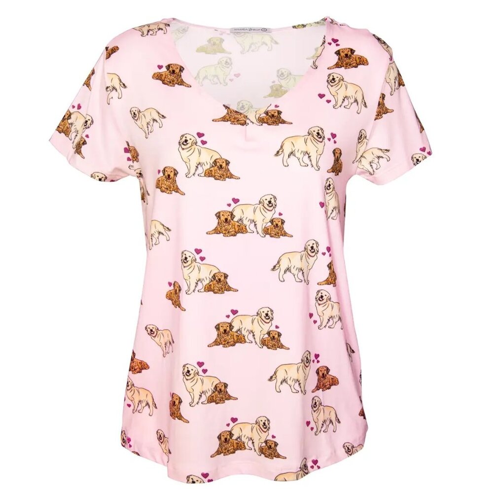 Amanda Blu- Puppy Love PJ Top